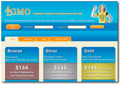 Algmo home page