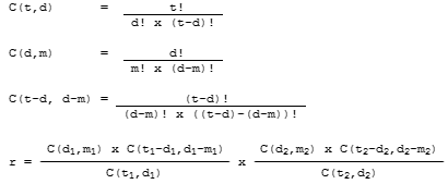 HotPicks odds calculation