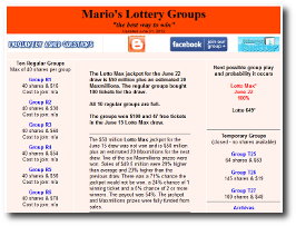 Marios 649 lottery groups